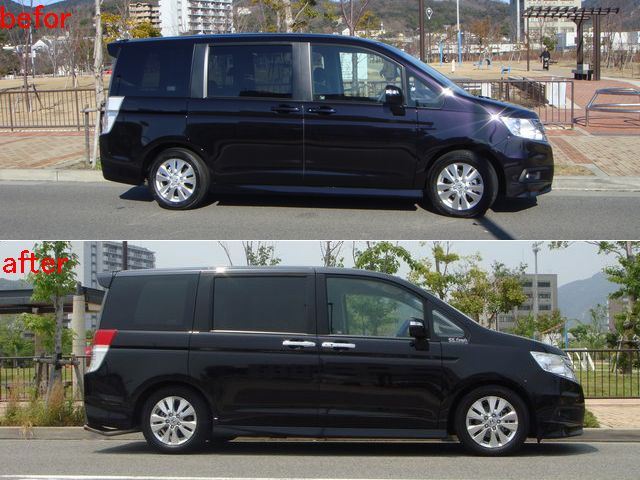 Modulo Honda Access スポーツサスペンション Blackie のパーツレビュー ステップワゴン Oya G みんカラ