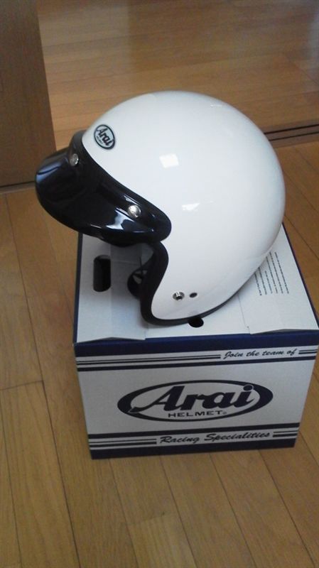 史上一番安い Arai S-70 61〜62cm シールド付き ホワイト