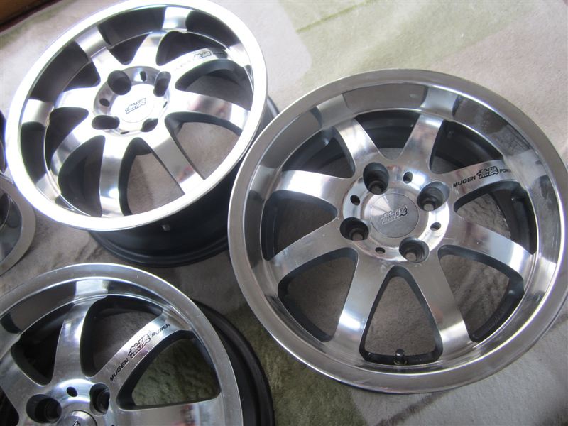 MUGEN POWER 15インチホイール 4個セット 渡り歩く 無限