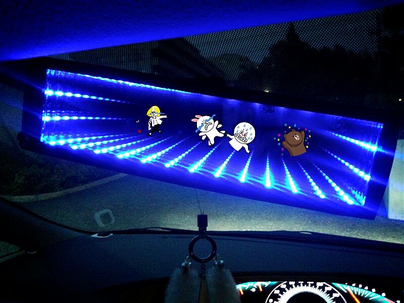 K Spec Led ブラックホールルームミラー のパーツレビュー エスティマ ピ ロ シ みんカラ