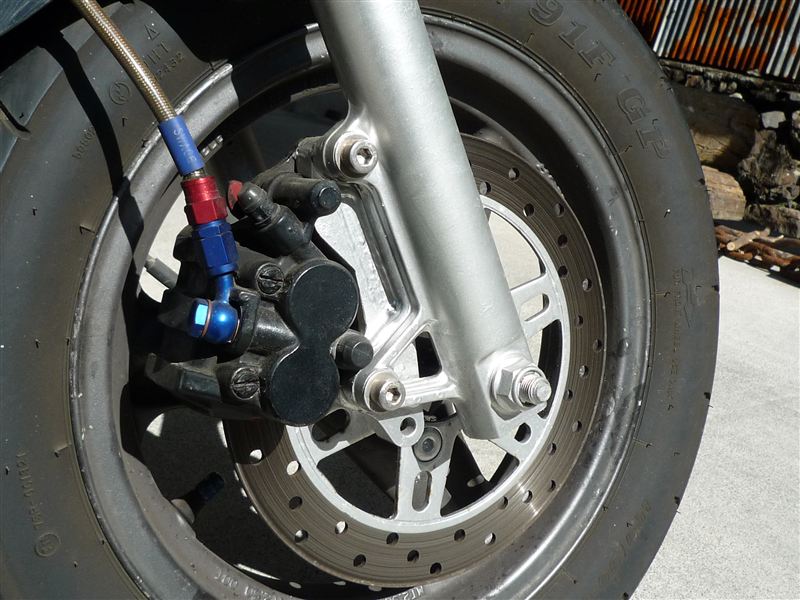 エイプ　フロントディスク足回り＋NSR80純正ブレーキキャリパーセット 日本限定モデル】 エイプフロントディスク足回り＋NSR80純正
