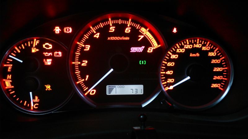 NEW4連メーターフード スバルSTI WRX GRB GVB(GR、GV、GH系2008
