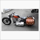 BIG　TWIN  サドルレザーリアサイドバッグ　ＢＩＧ AMERICAN