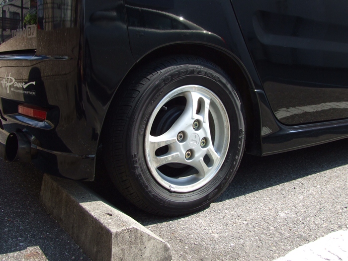 三菱自動車(純正) トッポBJ(前期型) 純正アルミホイール の 三菱自動車(純正) トッポBJ(前期型) 純正アルミホイール の