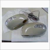 シラネ♪　ネット通販 日産ＣＵＢＥ用　ＬＥＤウィンカードアミラー未塗装品