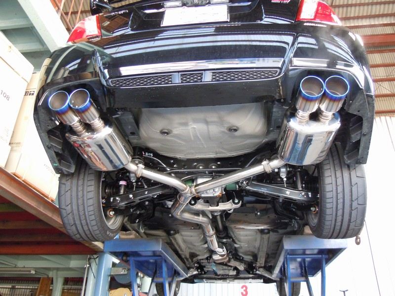 Blitz Nur Spec C Ti Quad のパーツレビュー Wrx Sti チェロ みんカラ