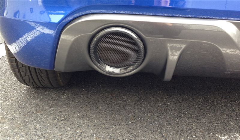 R's Racing Service / RRP リアルカーボン マフラーホールカバー