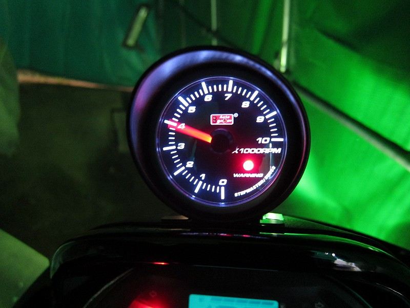 Autogauge Smワーニング タコメーター のパーツレビュー マジェスティ125 さとっちー みんカラ