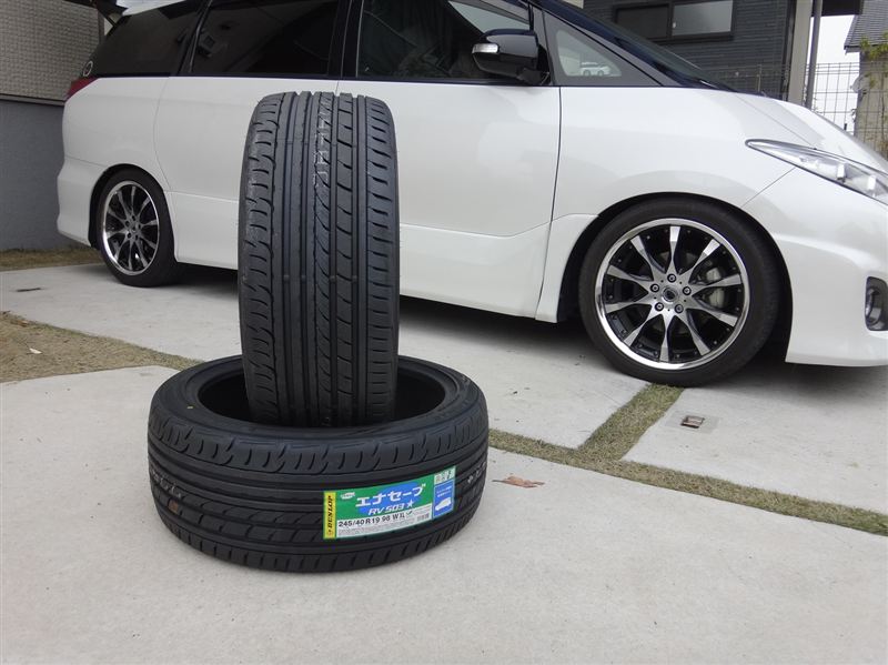 DUNLOP ENASAVE RV503 245/40R19 のパーツレビュー | エスティマ DUNLOP ENASAVE RV503 245/40R19 のパーツレビュー | エスティマ