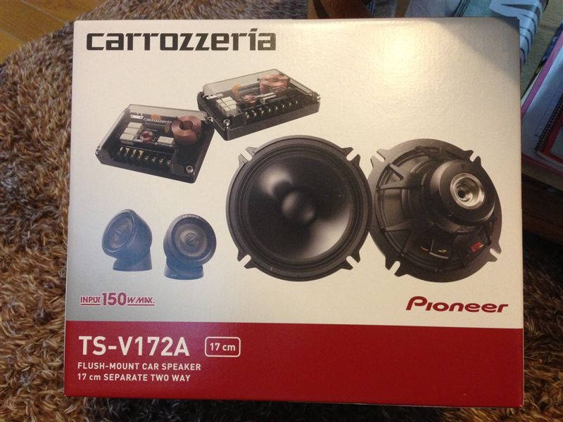 PIONEER / carrozzeria TS-V172A のパーツレビュー