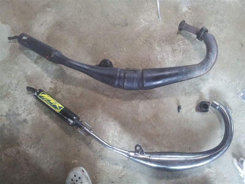 TZR50R 社外チャンバー 河内屋レーシングチャンバー