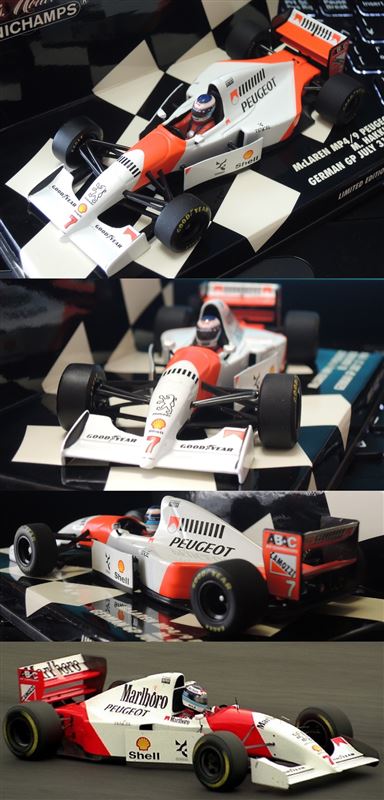 ミニチャンプス1/43 マクラーレンMP4/9プジョー 