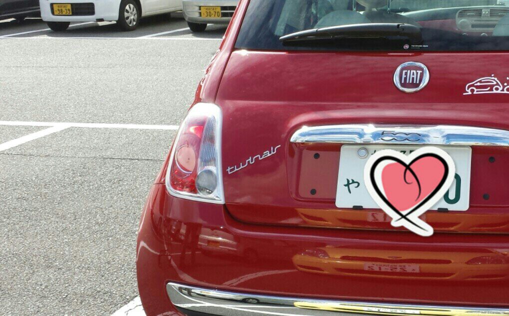 FIAT フィアット純正 500 Anniversarioエンブレムセット