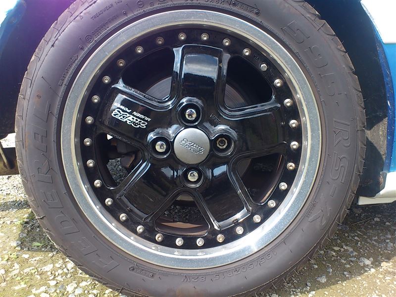 ホンダ無限MUGEN MR-5 15インチ6j +38 PCD 100 4H 4穴ホイール4