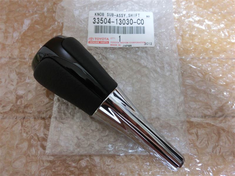 トヨタ(純正) 本皮巻シフトノブ