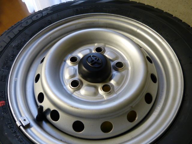 タウンエース 165R13 8PR スチールホイールセット 7〜8分山 おかし