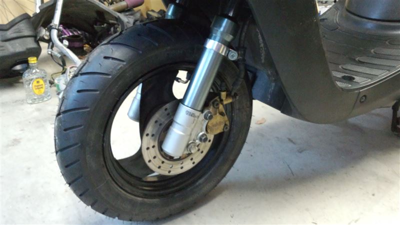 韓国ブランド通販サイト フロントサスペンションTAKEGAWA ZR タケガワ元箱付きJOG パーツ