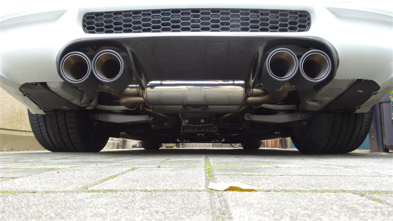 Power Craft ハイブリッドエキゾーストマフラーシステム のパーツ