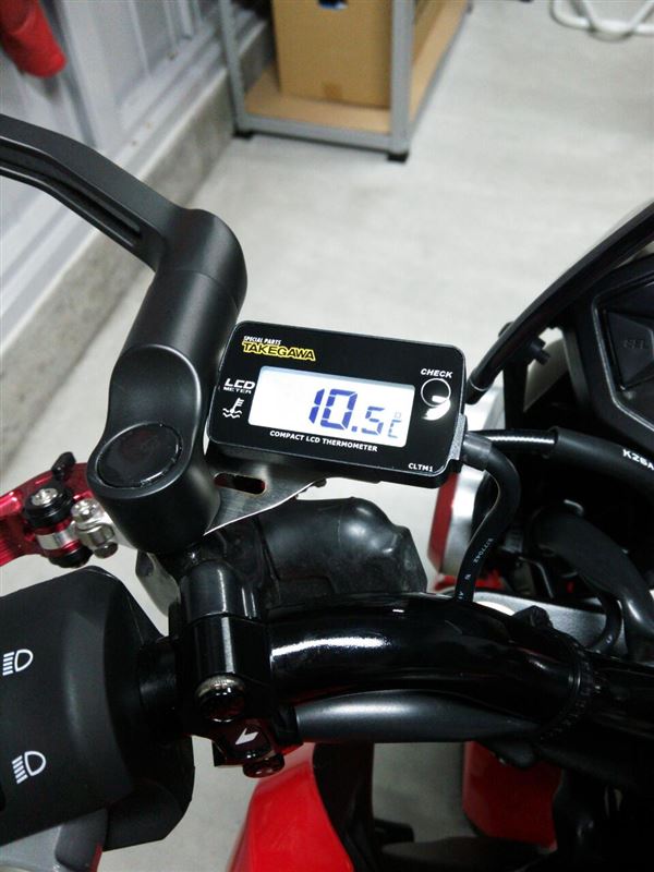 Takegawa コンパクトlcdサーモメーター のパーツレビュー グロム125 Kyokuei みんカラ