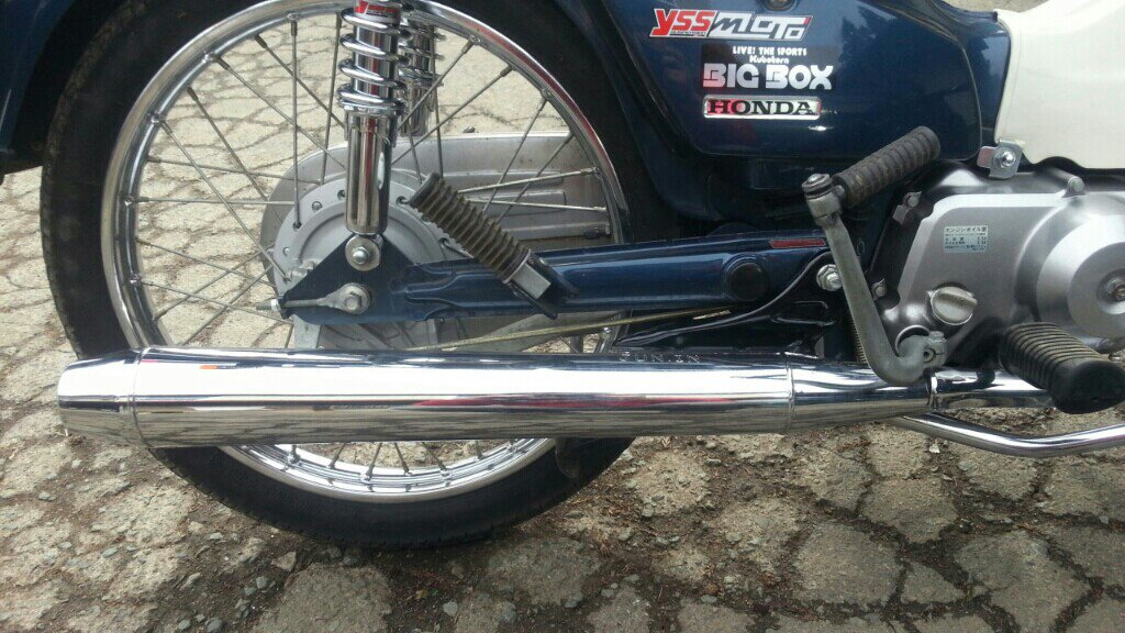 Jun International インナーメガホンマフラー 仮 のパーツレビュー スーパーカブ90 Shiki みんカラ