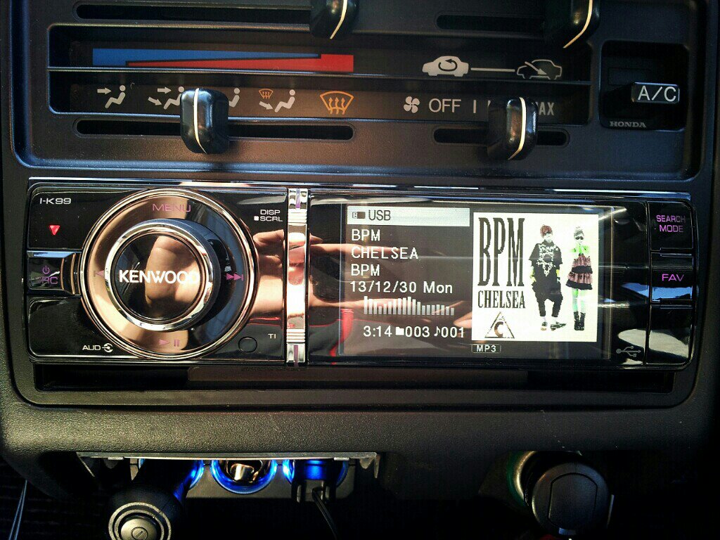KENWOOD 見極める 1din カーオーディオ I-K99