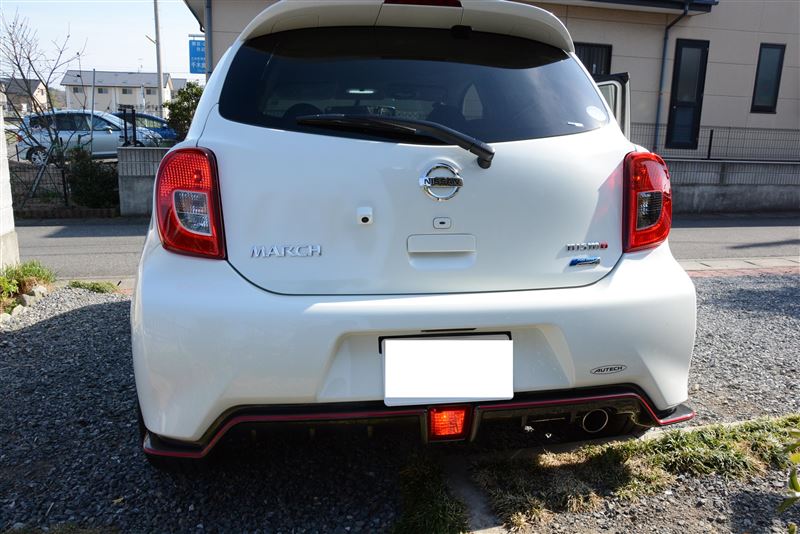 NISMO K13 マーチ ニスモ 4機能搭載 LED バックフォグ スモーク