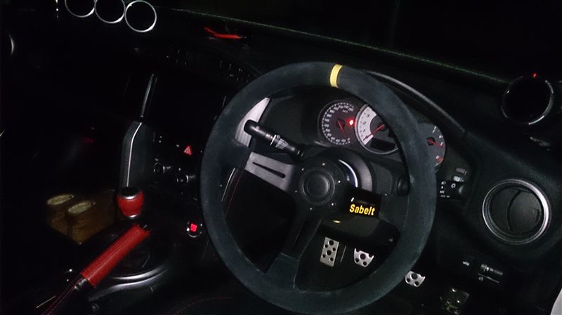 sabelt サベルト ステアリング SW-465 スウェード 350mm
