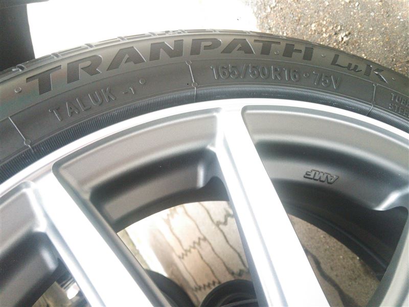 165/50R16 タイヤホイールセット トランパスLuK 4本