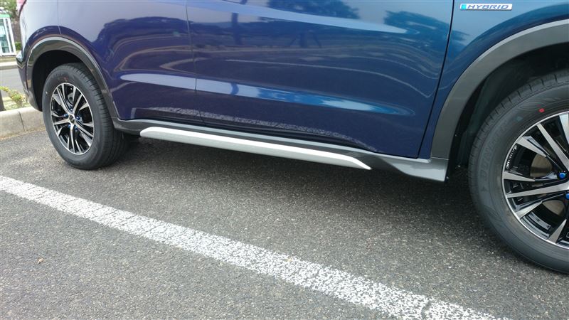 Modulo Honda Access サイドロアガーニッシュ のパーツレビュー ヴェゼルハイブリッド やくも みんカラ