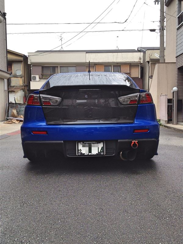 三菱 ランサー 去る EX EVO 2008-2015 テールゲートブーツ