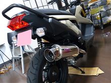 ズーマーXダークホース ステンロータイプマフラーの単体画像