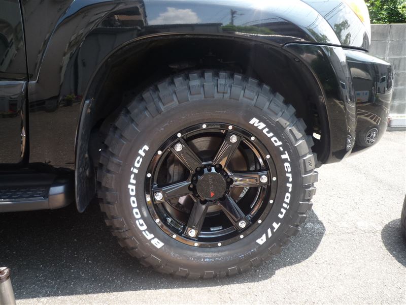 MKW MK-56 265/70R17 150プラド後期 150系後期 プラド に MKW MK-56 & BFグッドリッチ KO2 装着