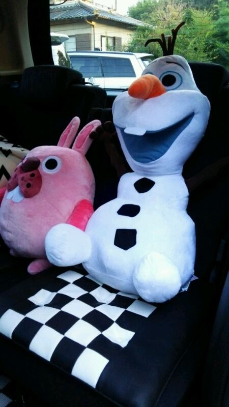 不明 アナと雪の女王 オラフ 特大ぬいぐるみ のパーツレビュー Nボックスカスタム ランディ K みんカラ