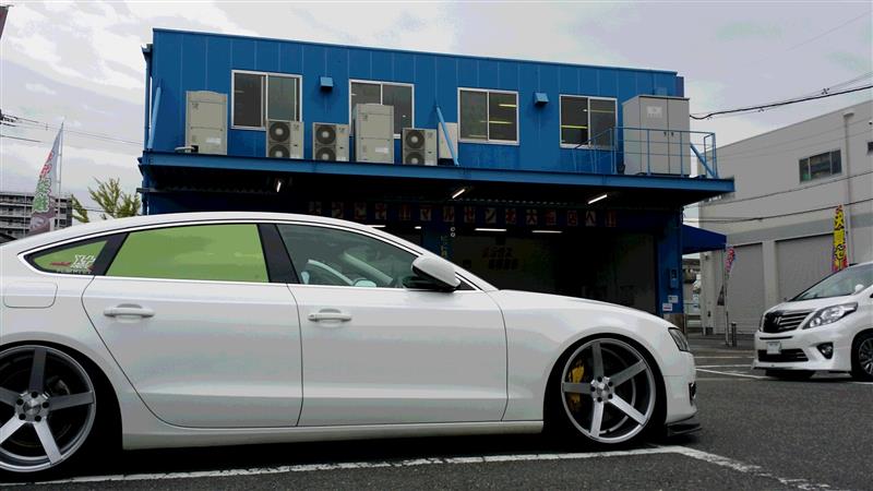 不明 静岡県のメーカーです ウィンドウフィルム ハーフミラーイエロー のパーツレビュー A5 スポーツバック ぽん5 みんカラ