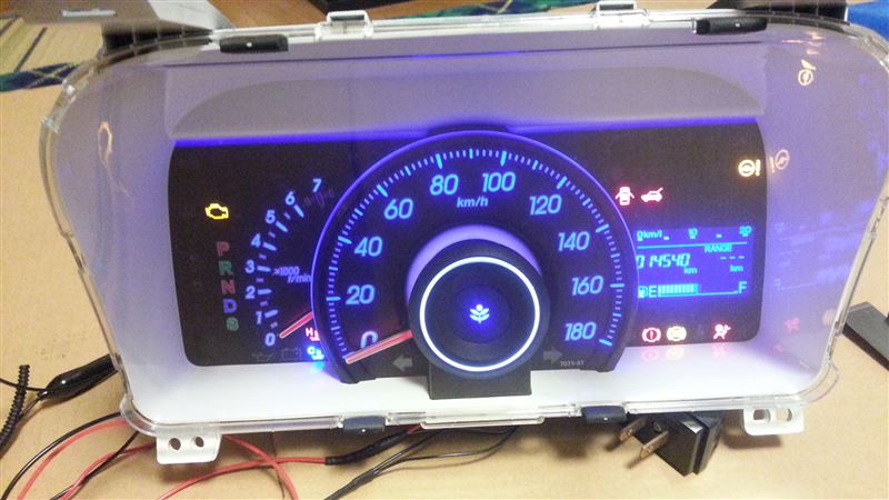 ホンダ 純正 Rk5 純正メーター加工 Diy のパーツレビュー ステップワゴン Takeponpon みんカラ