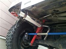 4×4 エスポワール クロカンマフラー23Kタイプ カールタイプ出口