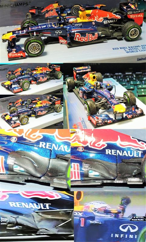 MINICHAMPS Sebastian Vettel RedBull Diecast Formula 1 Cars
