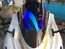 カワサキ zx 14R マジカルレーシング カーボントリム スクリーン