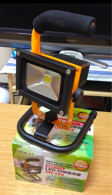 楽天市場】富士倉 LED-10W 充電式投光器 WORK LIGHT PRO 【DN