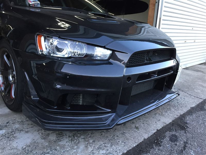 Varis Varis Front Bumper のパーツレビュー ランサーエボリューションx Team おれんぢ With Emu みんカラ