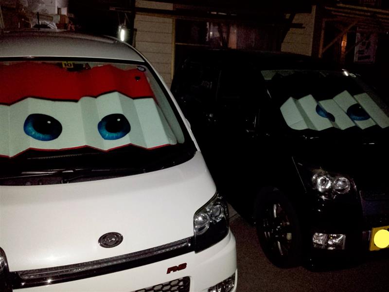 Napolex サンシェードlサイズ カーズ レッド のパーツレビュー ムーヴカスタム クルビィ Rs みんカラ