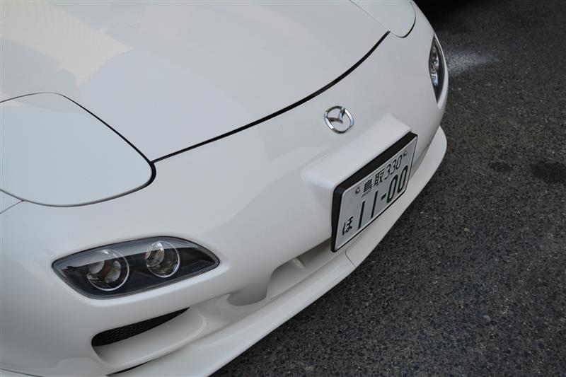 牽引フック兼用オフセットナンバーステー - MAJESTIC BLOG RX-7