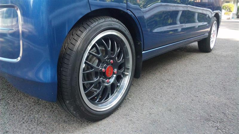 BBS RG-F のパーツレビュー | ハイゼットカーゴ(MS-07B青い巨星