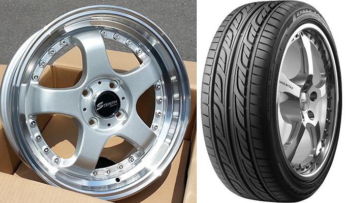 ステルスレーシング　K35 ステルスレーシング K35 17X7.0J OFF+42 PCD114.3 人気の2段
