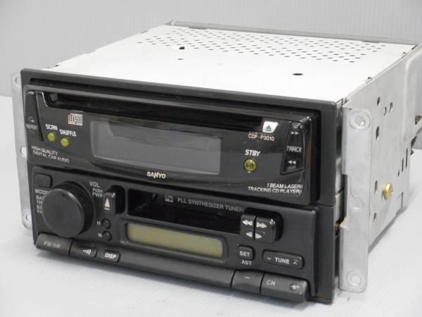 スズキ(純正) カセットチューナー、三洋電機製CDプレーヤーCDF