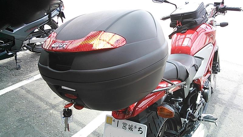 GIVI モノロックケース E340 のパーツレビュー | VTR250(たいどー 