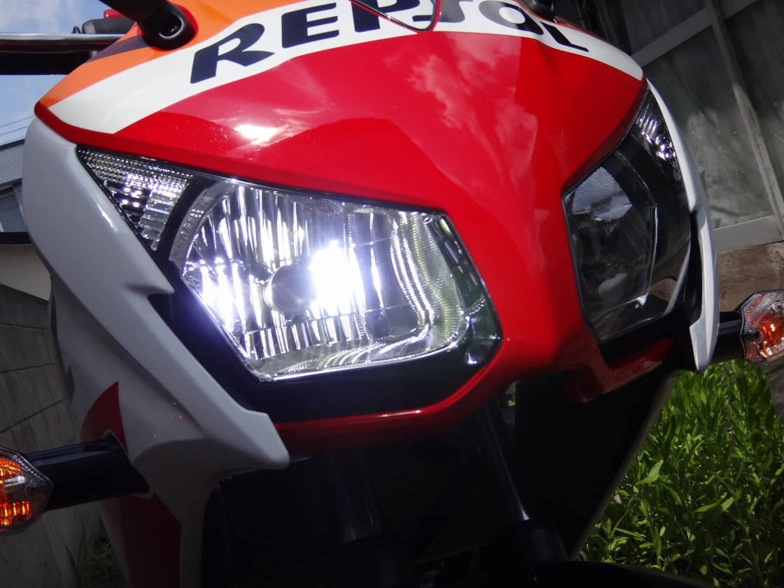 Sphere Light バイク用ledコンバージョンキット H7 のパーツレビュー Cbr250r Apple みんカラ