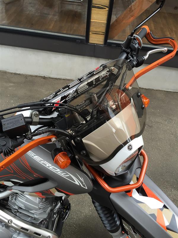 Y's GEAR ミニスクリーン のパーツレビュー | セロー250(Sam