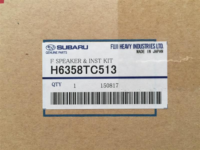 スバル(純正) フロントスピーカー・キット(F SPEAKER&INST KIT) の 