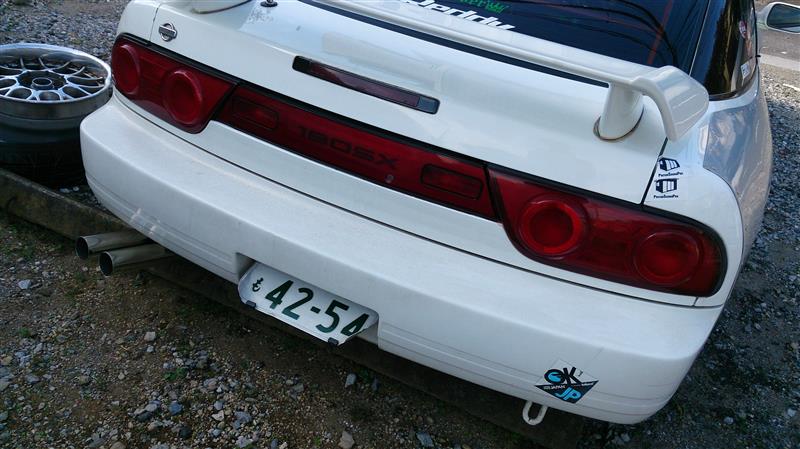 180sx S13 ワンオフストレートマフラー 延長デュアル - メルカリ